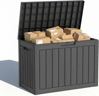Vixzen 50 Gallon Package Delivery Boxes for Outside Secure Parcel Drop Storage D