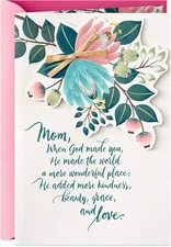 Hallmark Dayspring Religious Mother'S Day Card for Mom (Kindness, Beauty, Grace,