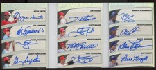 2025 Leaf Spectacular Book Of Baseball Ozzie Smith McGwire Thome 4/6 Auto