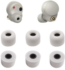 JNSA Replacement for WF 1000XM4 Silver 1000XM5 Memory Foam Ear Tips Noise Can...