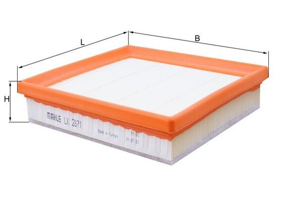 Fits KNECHT LX2871 Air filter LX2871 Air filter (Cartridge) fits: LEX ⭐UK Stock⭐