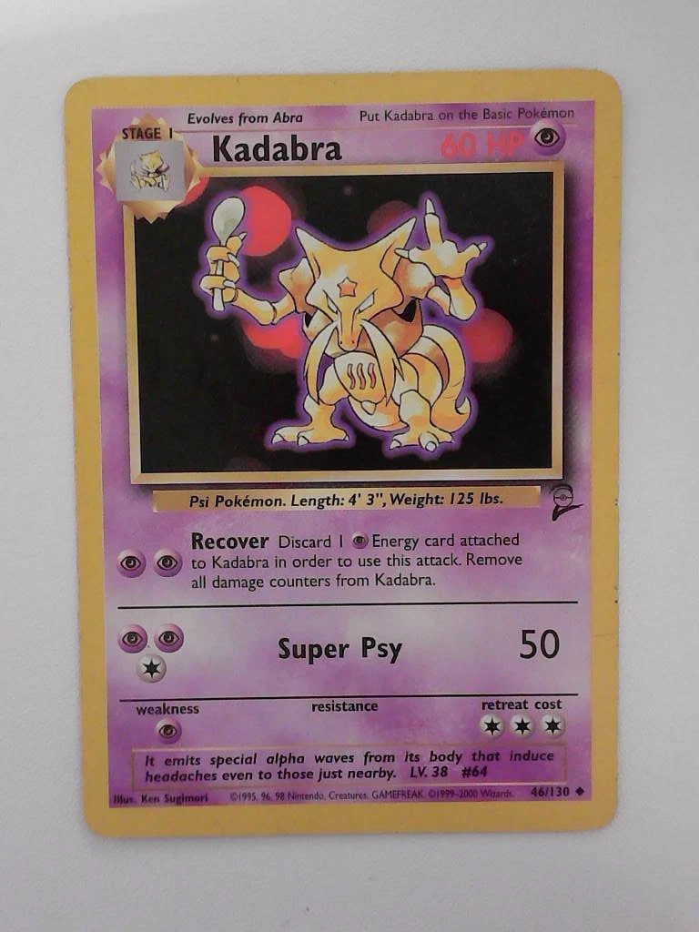 kadabra pokemon card 1995 value New Kadabra 1995 | eBay