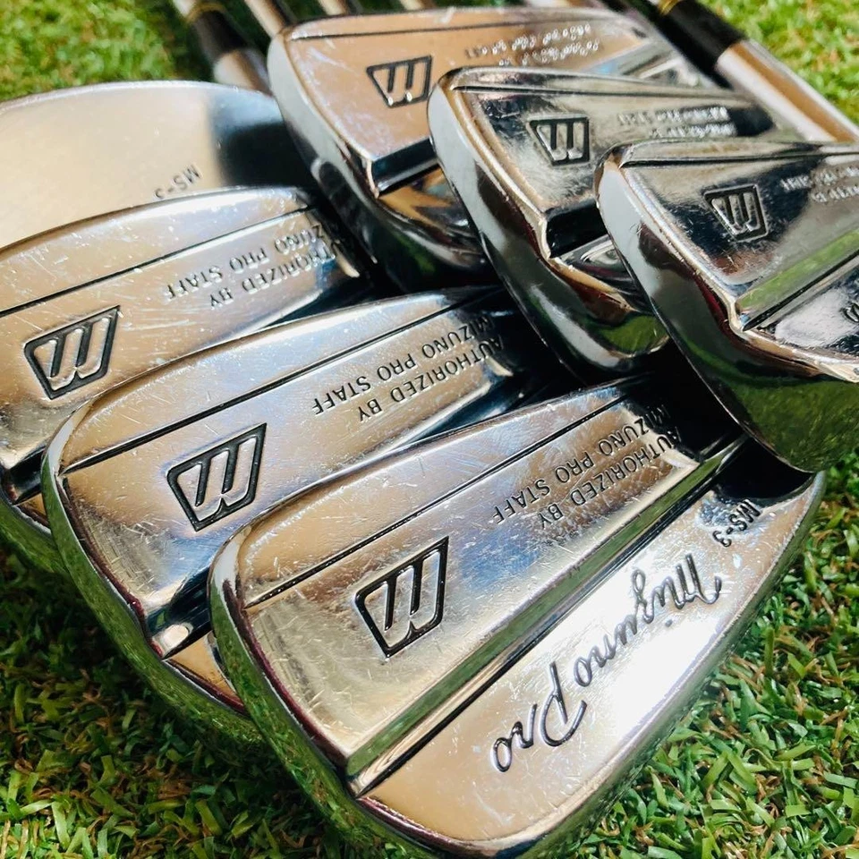 Left-Handed Mizuno Pro MS-3 Irons #5-9,Pw,Sw(7Clubs)/Dynamic gold/Flex:Stiff - Image 2 of 4