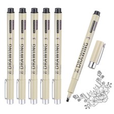 6Pcs 3.0mm Fineliner Ink Pens