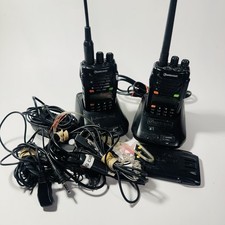 Wouxun KG-UVD1P Two Way Radio  Charger With Antenna Lot of 2 Tested