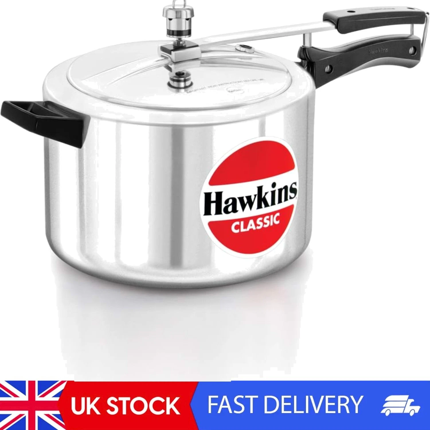 Hawkins Classic 8 Litre Pressure Cooker - Superior Performance with Safety Valve