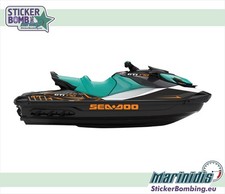Custom Stickers Set For Sea-doo Gti Se 170-2022-2024 Orange