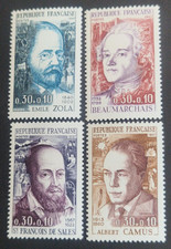 YT 1511 à 1514 .  Neufs **  PERSONNAGES CELEBRES 1967