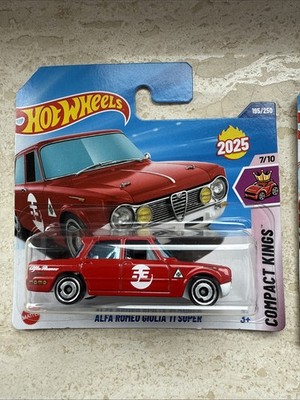 Hot Wheels Alfa Romeo Giulia TI Super - Compact Kings - Combine Postage 