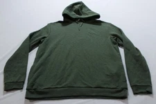 Goodfellow & Co Mens Textured Fleece Hooded Sweatshirt JL3 Olive Green Large NWT