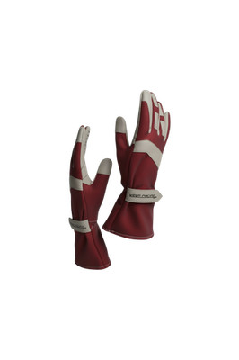 Kart Rennkart Kartsport Trackday Handschuhe Karthandschuhe, rot/grau/schwarz