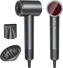 Hair Dryer, Professional Ionic Dryer for Fast Drying, High Speed Black