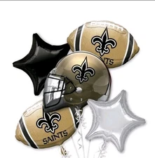 New Orleans Saints NFL Football Anagram Balloon Bouquet Birthday Decoration