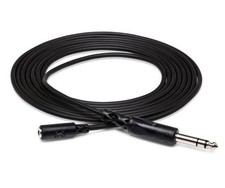 Hosa MHE-310 3.5mm TRS Female to 1/4" TRS Male Extension Cable 10 foot