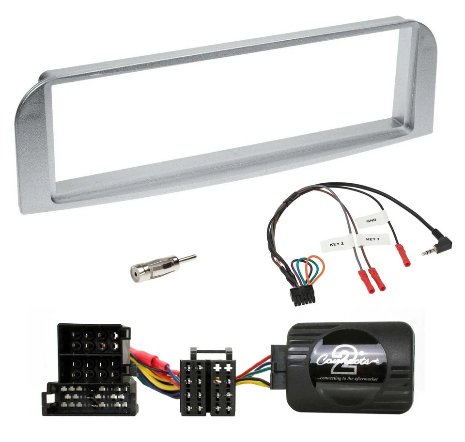 JVC CD DAB USB Bluetooth Lenkrad Autoradio für Alfa 147 GT silbergrau - Bild 3 von 4