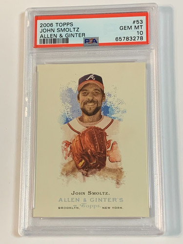 2006 Topps Allen & Ginter #53 John Smoltz - PSA 10 (Gem MT)