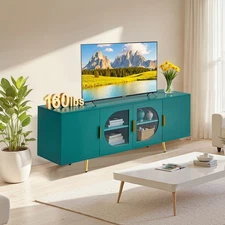 Uimoso TV Stand Entertainment Media Center for TV's up to 75" w/Storage Cabinets