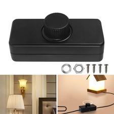 220-240V Inline LED Dimmer Switch with Built-in Rotary ON/OFF Knob Control Tool