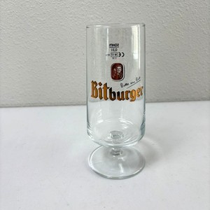 Bitburger German Beer Glass Pilsner 0,31 Brewery Stemmed Bitburg SAHM