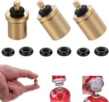 3 Pack Gas Refill Adapter Blastocyst Tips Inflation Valve Nozzle Connector... 