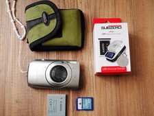 Canon PowerShot IXUS 300 HS SD4000 IS IXY 30s Silver Tested Works