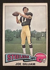 Joe Gilliam 1975 TOPPS Card #182 ROOKIE STEELERS NM. rookie card picture