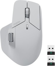 RAPOO MT760 PRO Wireless Mouse, NearLink + Bluetooth 5.0 Multi-Device, 12K DPI,