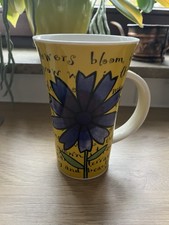 Dunoon große Tasse XXL Cornflower Blumen Kaffeebecher Teetasse