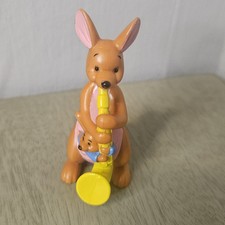 VINTAGE Pooh Collectible, 2000 Edition, Kanga with Roo Figurine, Fisher-Price