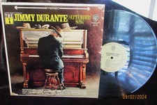 (EX) JIMMY DURANTE September Song 1963 Vinyl Stereo LP Warner Bros. WS 1506