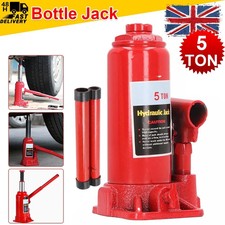5 Ton Bottle Jack Heavy Duty Hydraulic Lifting Ram Car Van Boat Truck Caravan UK