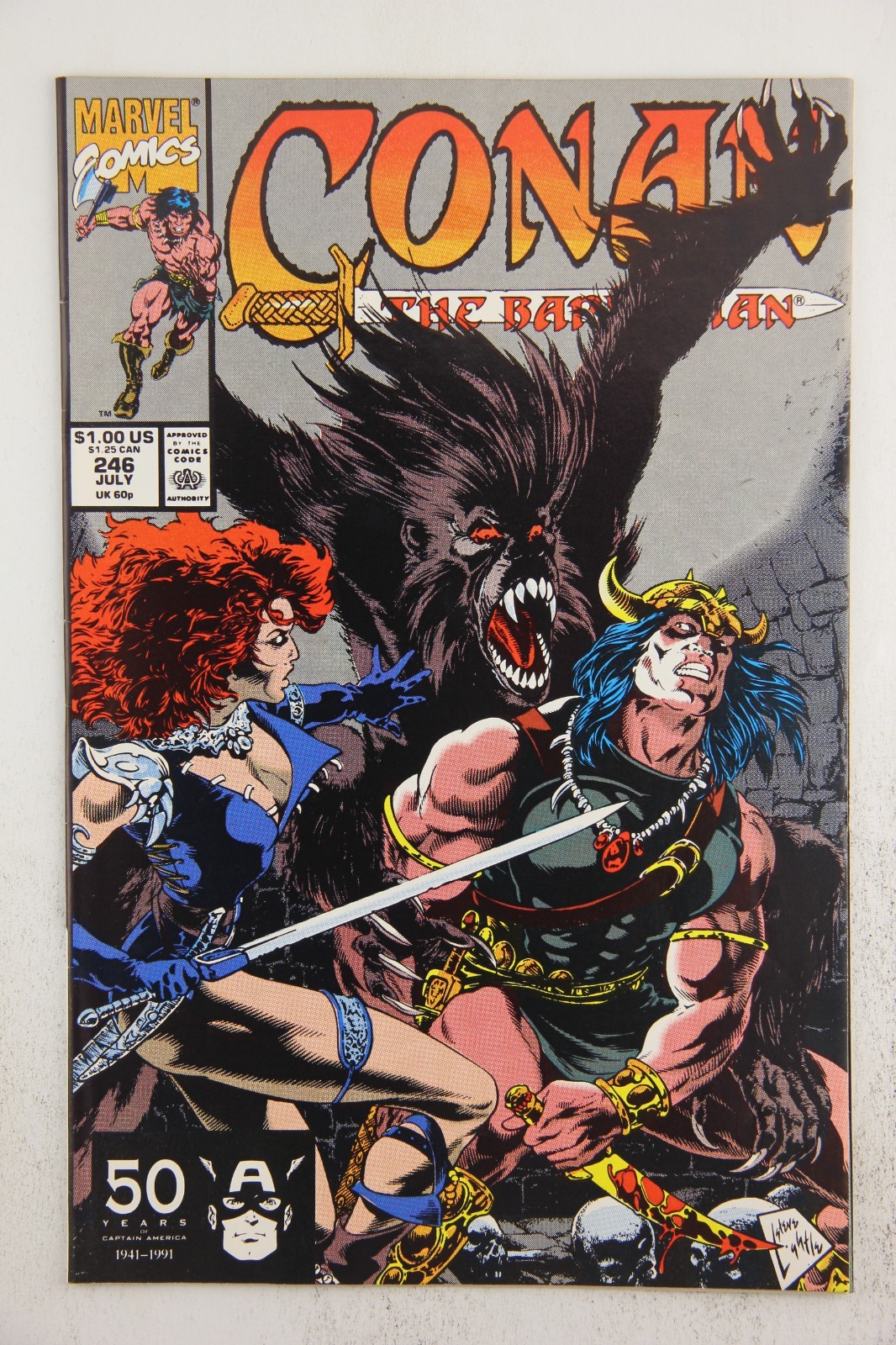 Conan the Barbarian #246 (1991) FN or Better Marvel Comics