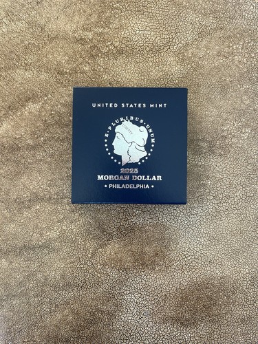 2025 US Mint Morgan Dollar Philadelphia BOX and COA ONLY (NO COIN)