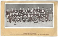 1937-38 MONTREAL MAROONS Canada Starch CROWN BRAND Premium NHL Hockey Photo #106