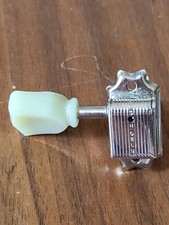1 KLUSON DELUXE  5 Unbranded Tulip Button Tuners Silver And Pale Green