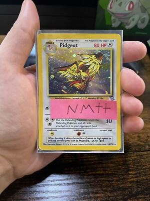Pokémon Card Pidgeot 14/130 Base Set 2 Unlimited Holo 025💎NM ++💎 | eBay