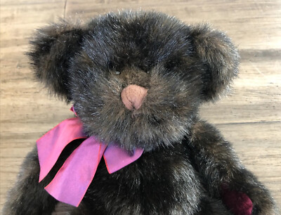 Bombay Company Wilson 16” Brown/Black Stuffed Teddy Bear