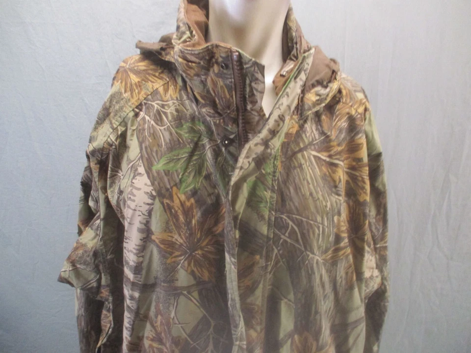 Columbia Size L Mens Camo Full Zip Snap Stand Collar Pocket Hunting Jacket 419 - Image 2 of 4