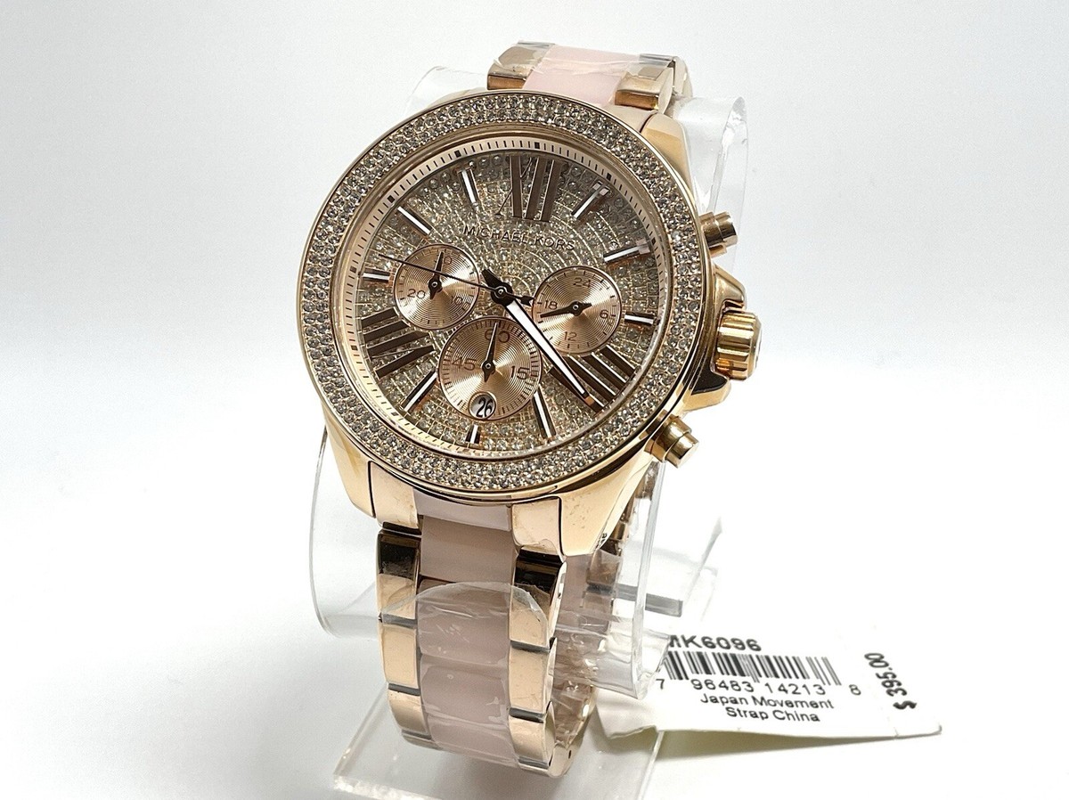 7-5185 Michael Kors MK-6096 ローズゴールド クロノ 7-5185 Michael
