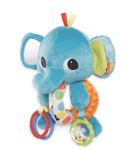 elephant car seat toy