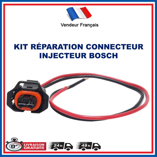 Partsline SC37580 Connecteur FüR Bosch Injektor 2-Polig (1 Steckf.) Vorne-image