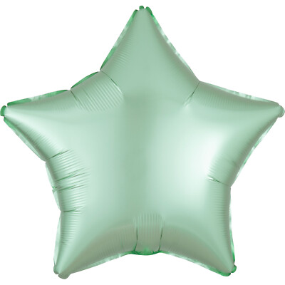 Anagramm Mintgrün Satin Luxe 48cm Stern Folienballon Geburtstag Party (4er Pack)
