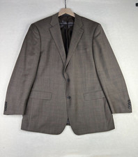 Lauren Ralph Lauren Blazer Mens 46L Brown 2 Button Vented Suit Jacket Wool