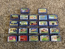 Lot Of 22 Leap Frog Leapster Game & Learning Cartridges Disney Batman Dinosaurs