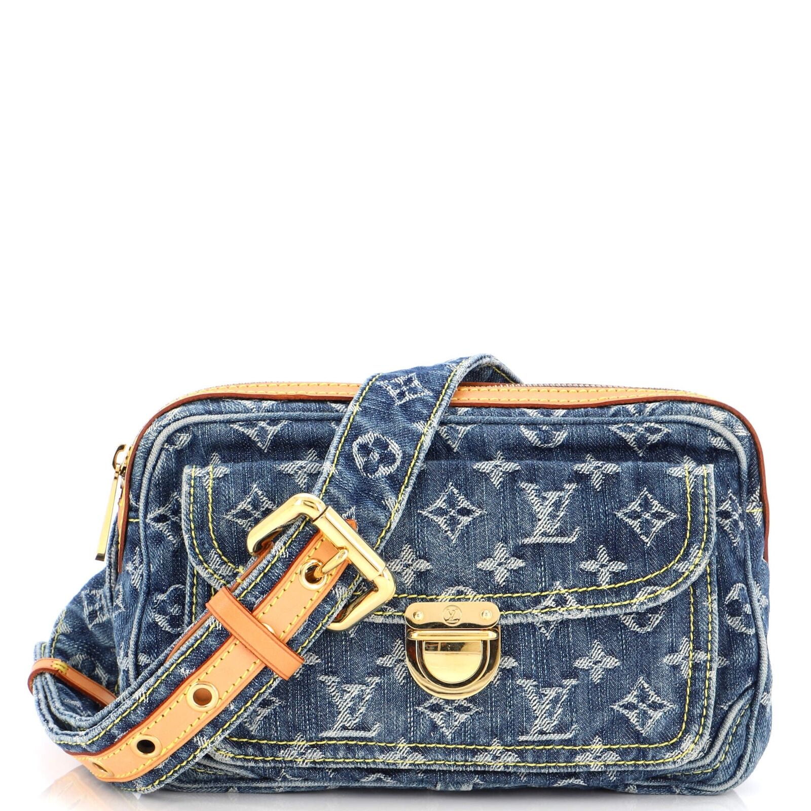 Louis Vuitton Bum Bag Denim Blue