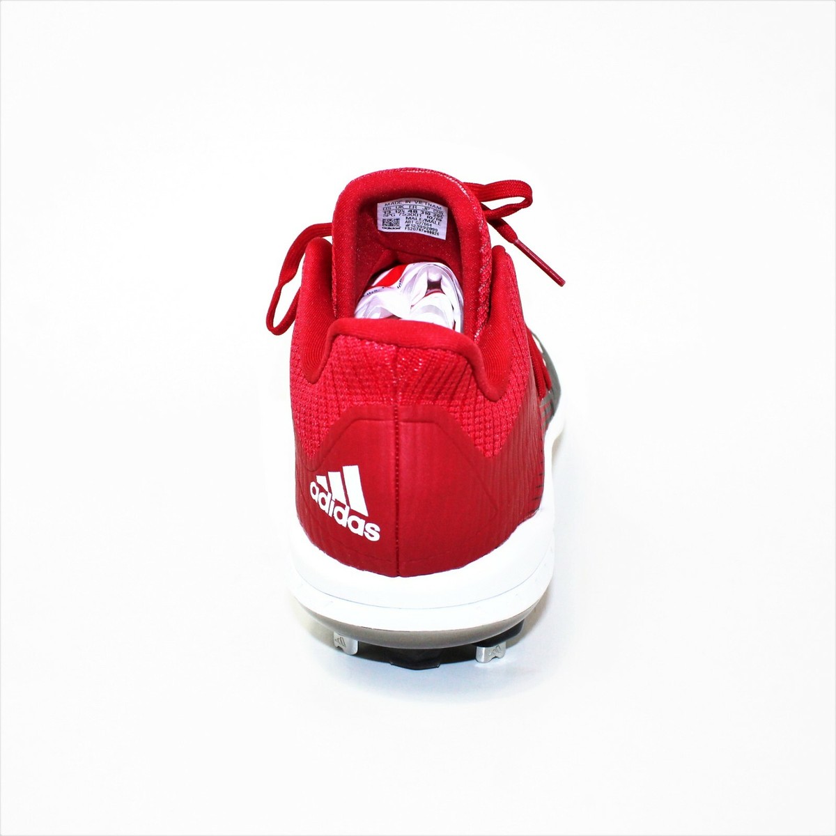 Adidas Adizero Afterburner 6 Red/Black Baseball Cleats Men\'s 13 NWT! ADIDAS Mens 13 Adizero Afterburner 6 Speed Trap Red DB3435  main image 4