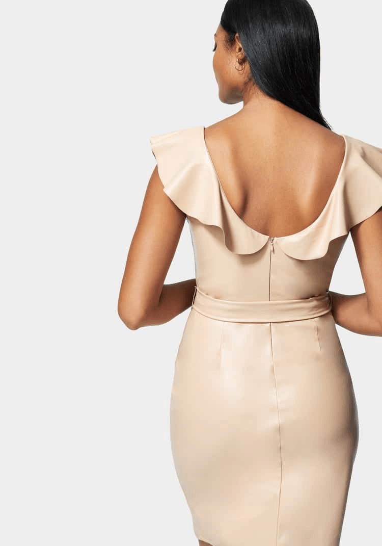 bebe vegan leather dress Vegan Leather Tube Dress  bebe