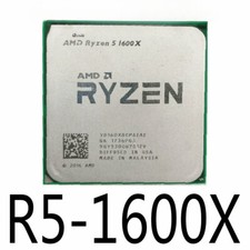 AMD Ryzen 5 1600X R5-1600X 3.6GHz 6Core 12Thr 95W Socket AM4 CPU Processors