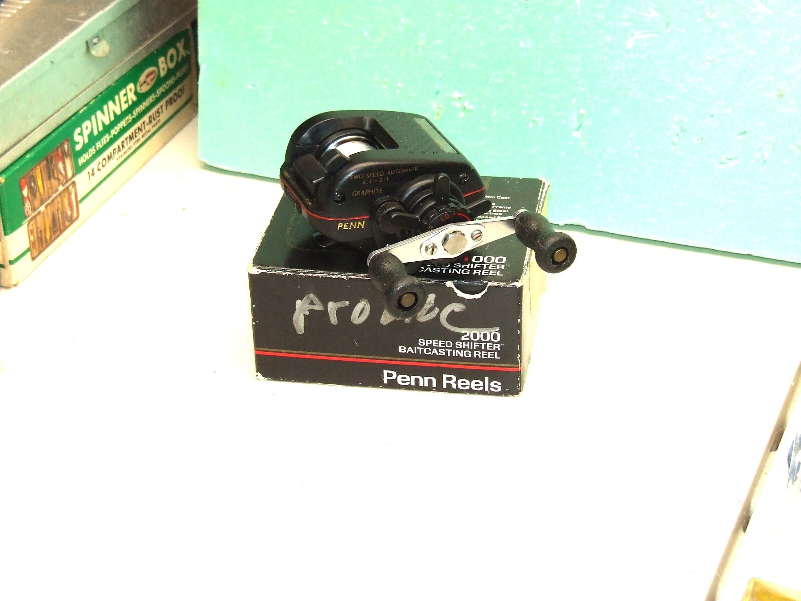 PENN 2000 SPEED SHIFTER CASTING FISHING REEL IN BOX PLUS eBay