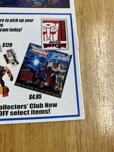 TRANSFORMERS COLLECTORS CLUB MAGAZINE #70 August / September 2016 - Picture 9 of 10
